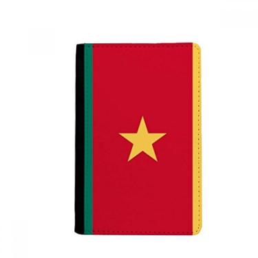 Imagem de Porta-passaporte bandeira nacional dos Camarões da África país capa carteira bolsa para cartão, Multicor