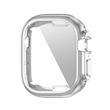 Imagem de Ultra Case TPU Capa Proteção Total LTIMPORTS, compativel com Apple Watch Ultra 49mm e Apple Watch Ultra 2 49mm(Prata)