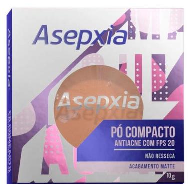 Imagem de Asepxia Pó Compacto Maquiagem - Bege Médio 10Gr