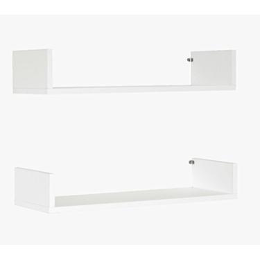 Imagem de Prateleiras para Livros - Kit com 2 prateleiras de 60 cm de Comprimento