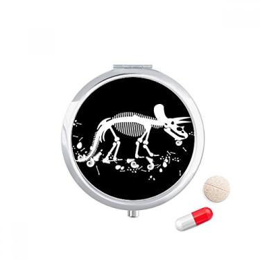 Imagem de Caixa de comprimidos em miniatura Dinosaur Bone Bones com bolso para remédios