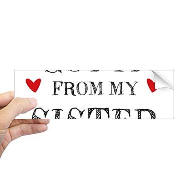 Imagem de DIYthinker For My Family Got It from My Sister Present adesivo retangular para notebook decalque de janela