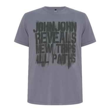 Imagem de Camiseta John John Masculina Rg Reveals Cinza Brisk-Masculino