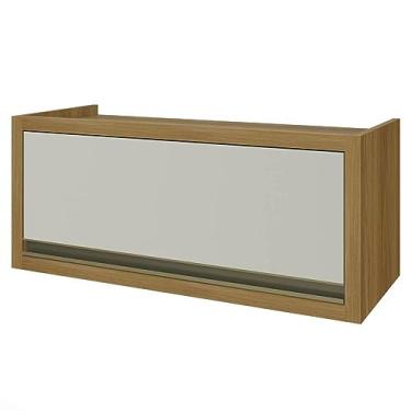 Imagem de Armário Geladeira 1 Porta Bascula Nesher Baronesa 80cm Mdf