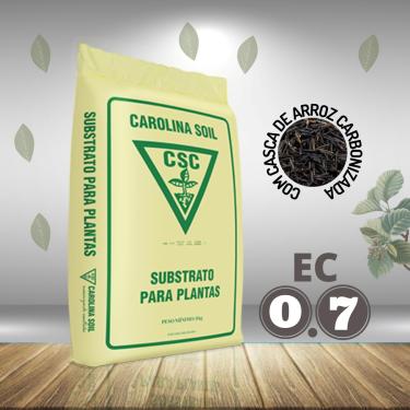 Imagem de Substrato Carolina Soil de Turfa de Sphagno com Casca de Arroz 8kg 40L EC0,7 Fórmula 035h Classe Interna LXXXVI PH 5,5 …