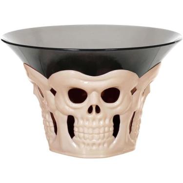 Imagem de Bone Skull Candy Bowl Halloween Temático Spooky Party Treats - Seasons