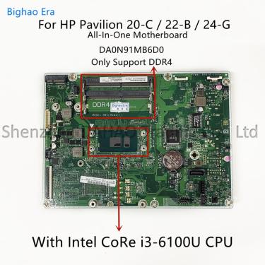 Imagem de Da0n91mb6d0 para hp all-in-one 24-g 22-b 20-c aio placa-mãe com intel core i3 i5 cpu ddr4 848949-001