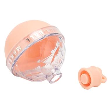 Imagem de Molde de bola de gelo, fundo macio, forma fofa, forma redonda, formas de gelo, bandejas de cubos de gelo para vinho, café, frutas, chá, leite (rosa)