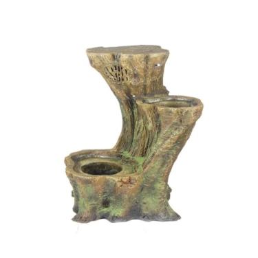 Imagem de GRFIT Alto-falante Bluetooth solar à prova d'água para ambientes externos, parque, vila, pátio, gramado, luz LED, alto-falante sem fio (cor: A)