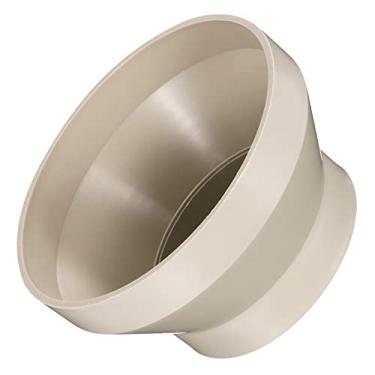 Imagem de PATIKIL Conector redutor de duto de 15 a 10 cm, tubo de ventilação de resfriamento de aquecimento, adaptador de aumento resistente ao fogo, encaixe de tubo para sistema de ventilação