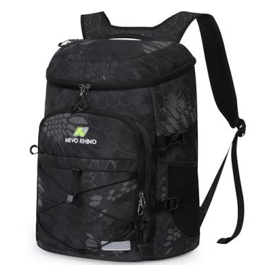 Imagem de Mochila Cooler, 36 latas isoladas mochila multifuncional à prova de vazamento à prova de vazamento macia leve mochila cooler com grande capacidade para homens mulheres acampar caminhadas piqueniques praia ou passeios de um dia