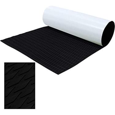 Imagem de Tapete de aderência de espuma EVA antiderrapante 94,5" x 21,6" DIY Trimmable Sheet Universal para barcos, prancha de surf, caiaque, piso de RV, degraus, piscina, skimboard, SUP, carrinho de golfe, carro e mais