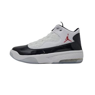 Imagem de NIKE Jordan Max Aura 2 Tênis de basquete masculino, Branco/vermelho academia - preto, 40