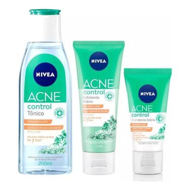Imagem de Kit Nivea Acne Control Hidratante + Tônico + Esfoliante
