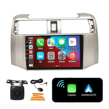 Imagem de [2G + 32G] Carplay Android Auto Touchscreen Autoradio Estéreo Carro Navegação GPS Unidade de Cabeça de Rádio FM WiFi Espelho Link Multimedia Player GPS Rádio DSP para Toyota 4runner 2010-2015
