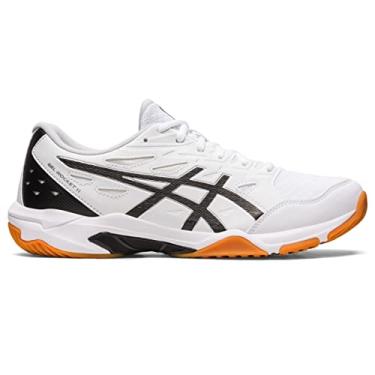 Imagem de ASICS Tênis masculino de vôlei Gel-Rocket 11, 13, branco/prata pura