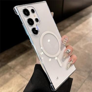 Imagem de Capa magnética sem moldura transparente ultrafina para Xiaomi Mi 10S 11 12 13 14 Pro Redmi K40 K50 K60 K70 E Ultra Cover, HD transparente, para Mi 13 Pro