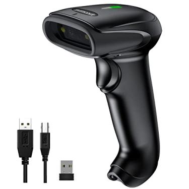 Imagem de Scanner de código de barras USB 2D, leitor portátil symcode Datamatrix PDF417 QR Code para leitura de tela e código de barras impresso, funciona com Windows Mac e Linux PC POS