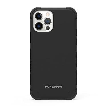 Imagem de PureGear Capa DualTek para Apple iPhone 12 Pro Max (2020) 6,7 polegadas, proteção testada e aprovada militar, capa protetora resistente e durável com certificação de teste de queda de 6 metros (preto)