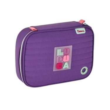 Imagem de Estojo Escolar Infantil Comporta 36 Lápis Lilas - Luluca