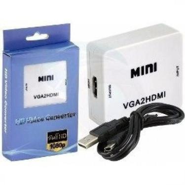 Imagem de Conversor Adaptador Vga Para Hdmi Com Saida De Audio - Importado
