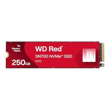 Imagem de SSD WD Red NAS SN700-250GB, NVMe, M.2 2280, Leitura até 3100MB/s, Gravação até 1600MB/s