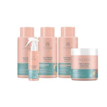 Imagem de Inoar Meu Cacho Meu Crush Kit Hidratação 5 produtos