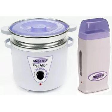 Imagem de Panela Termocera 900g com Refil + Aquecedor de Cera Roll-on (Cores) - 