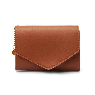 Imagem de Carteira Feminina Envelope Com Pingente Barata Porta Cartão Várias Cor