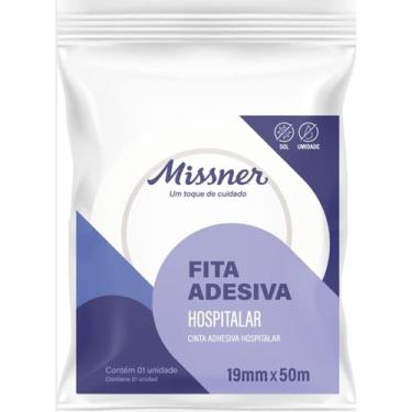 Imagem de Fita Adesiva Crepe Hospitalar Missner - 19mm x 50m