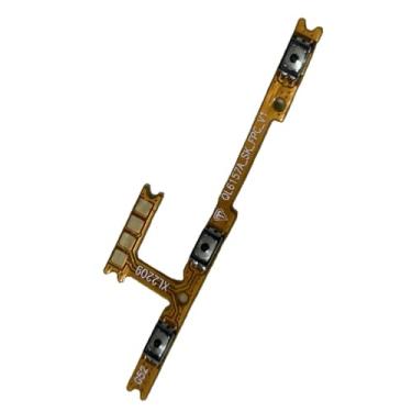 Imagem de zhxchzhi Botão de energia OEM e botão de volume cabo flexível de substituição para peças Motorola Moto G52