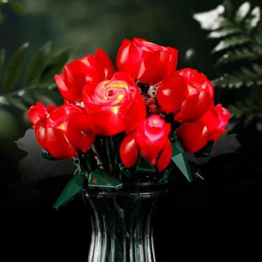 Imagem de Vaodest LED Light for Lego 10328 Bouquet of Roses Set,Design and Configuration Compatible with Model 10328 (LED Light Only, Not Building Block Kit)