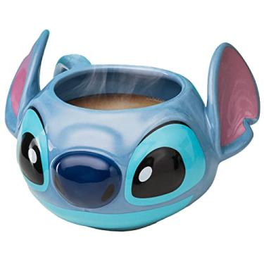 Imagem de Disney Lilo and Stitch Caneca de café grande oficialmente licenciada, resistente ao calor, personagem Disney novidade presente e xícara de chá de lembrança | Paladone