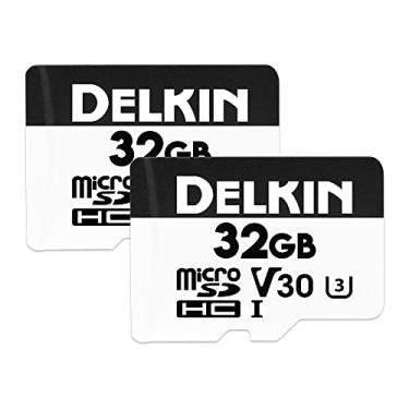 Imagem de Delkin Dispositivos 32 GB HyperSPEED microSDHC UHS-I (V30) Cartão de memória (2 unidades)