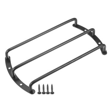 Imagem de ACROPIX Universal Black Iron 20.3 cm Speaker Grill Bar Audio Speaker Subwoofer Grill Grille 20.3 cm 3 Bar Speaker Grille Bar Woofer Capa protetora com parafusos - Pacote com 1