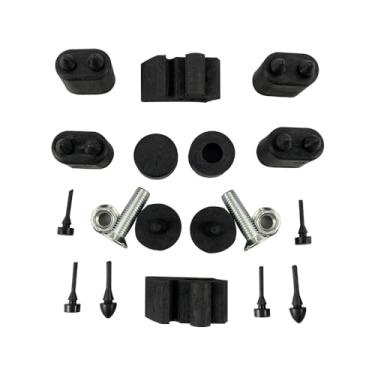 Imagem de JKYH TECHPLUS Novo kit de rolha de borracha e ajustadores de capô para-choques compatíveis com 67-72 GM A-Body Chevelle 67-69 Camaro 68-74 Nova 67-70 Impala #EB-P00001