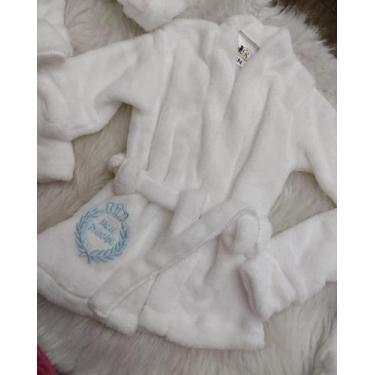 Imagem de Roupão Infantil para Ensaio Personalizado Meu Principe RN - Rainha Fas