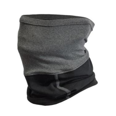 Imagem de Bandana Neckband Unissex Preto/Cinza Tamanho Único Tubular - FREE FORC