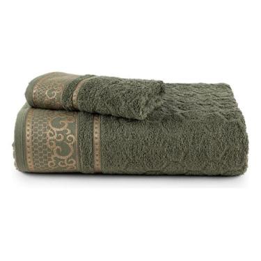 Imagem de Kit 2 Toalhas Eudora 100% Algodão - Hipoalergênicas - Riffo Store, Ver