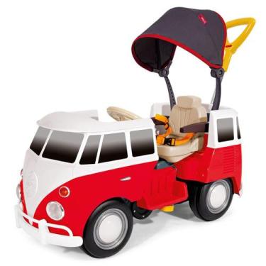 Imagem de Carrinho De Passeio/Pedal Infantil Policar Kombus Com Empurrador Polip