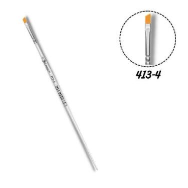 Imagem de Pincel Condor 413-04 Chanfrado Sintético Cabo Longo