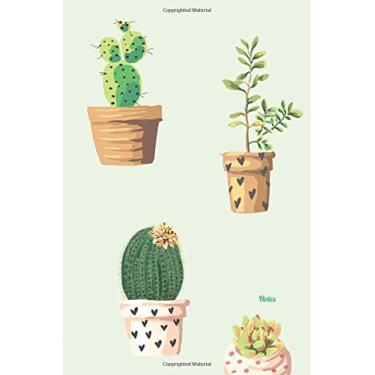Imagem de Notes: Cactus Flowers Graphic Design, Cool Wraparound Cover, Blank Lined Notes Journal, College Ruled Composition Notebook, 6x9 Blank Line Cactus Art Cover Note Book (Cacti Art Series)