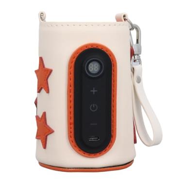 Imagem de Aquecedor de Garrafas Portátil Com Temperatura de 26 Engrenagens Ajustável, Compacto e Leve, Adequado para a Maioria das Garrafas, Bolsa Aquecedora de Leite USB para Viagens,