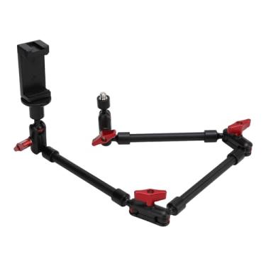 Imagem de Suporte de Montagem para Câmera de Mesa, Suporte de Mesa Articulado para Braço de Câmera Articulado Resistente de 360 ​​graus, Suporte de Mesa para Webcam Com Suporte de Telefone