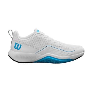 Imagem de WILSON Tênis masculino Rush Pro Lite, Blazer branco/azul atômico/azul marinho, 38