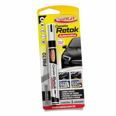 Imagem de Luxcar - Caneta Retok Automotivo Tira Riscos - Cor Preta