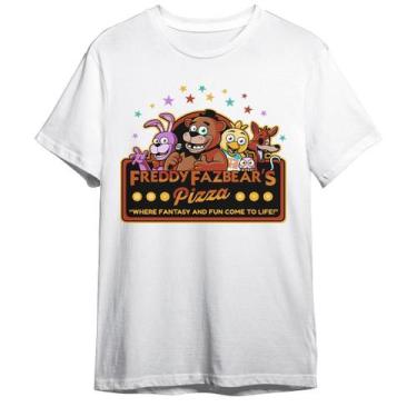 Imagem de Camiseta Fnaf Freddy Fazbear's Pizza Fantasy And Fun Game - Abstract G