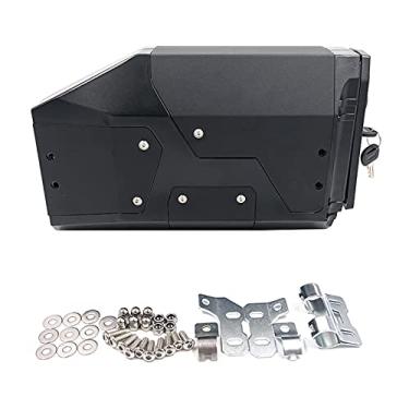 Imagem de Mala de viagem para motocicleta, caixa de ferramentas de 4,2 litros, suporte lateral esquerdo, caixa de alumínio para R1250GS R1200GS LC e adv Adventure F850GS F750GS 2018-2019 capa superior de