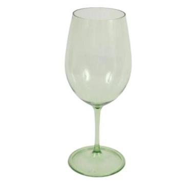 Imagem de Taça Para Vinho Em Acrílico 650 Ml Verde Ky715 Infinity