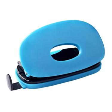 Imagem de Dynwave Perfurador de 2 furos, perfurador de papel, perfurador de papel duplo, perfurador de papel pequeno, perfurador de dois furos para encadernação de, Azul